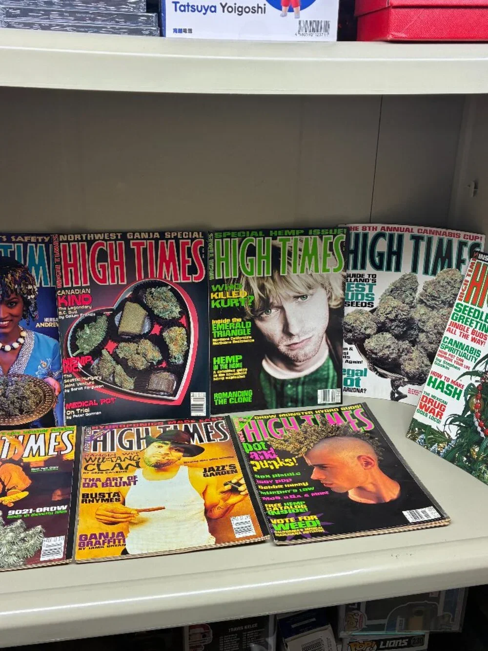 Vintage High Times Magazine Lot Of (8) 1996 Kurt Cobain Wu-Tang Clan Cannabis